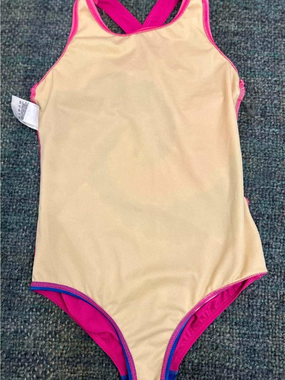 Land’s End Girls Tie Dye One Piece Swimsuit Size 10